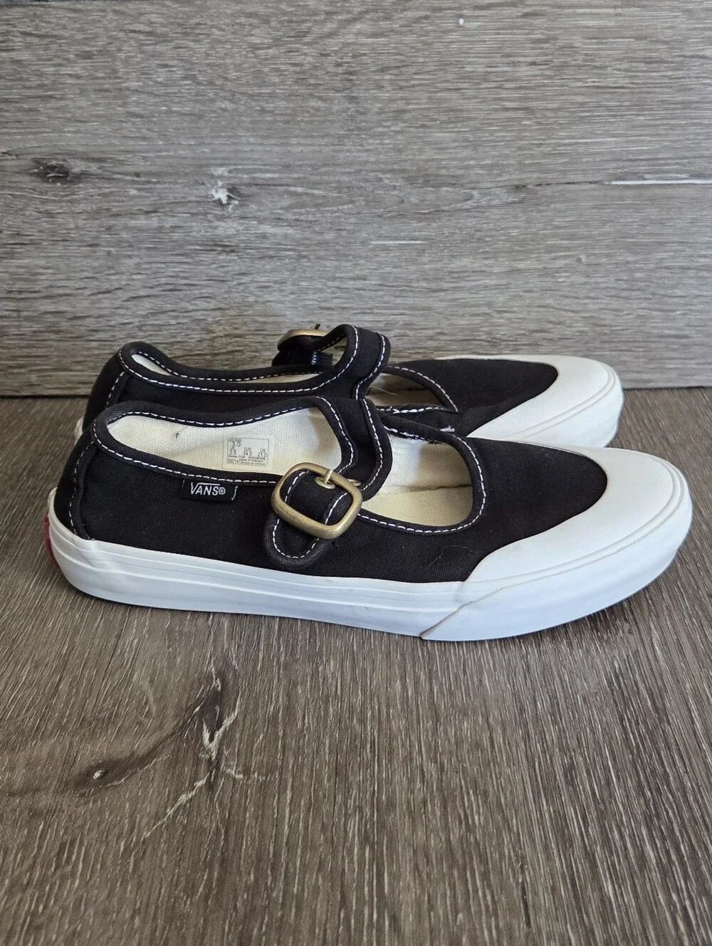 Vans - Mary Jane 'Black White' Size 3